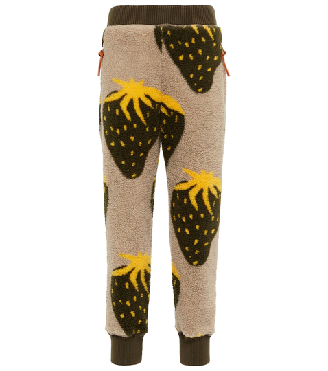 Printed fleece sweatpants