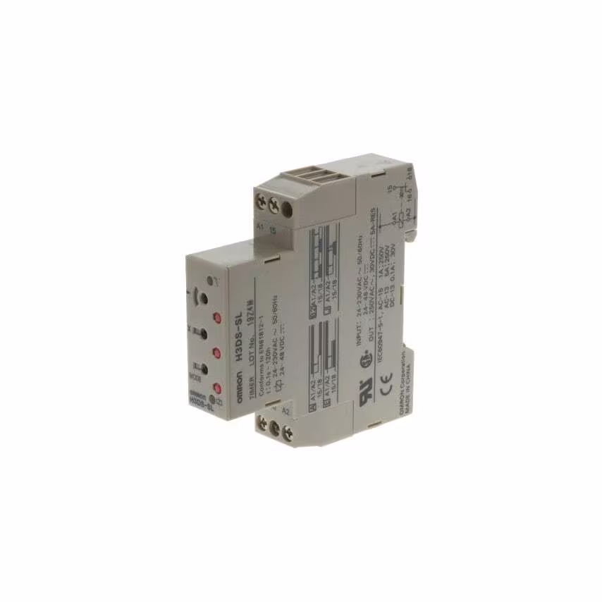 Omron H3DS-MLC SPDT Multi Timer 5A24-230VAC/24-48V dc