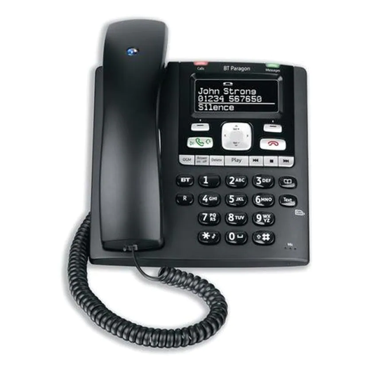 BT Paragon 650 Telephone Corded Answer Machine 200 Memories SMS Caller Inverse D