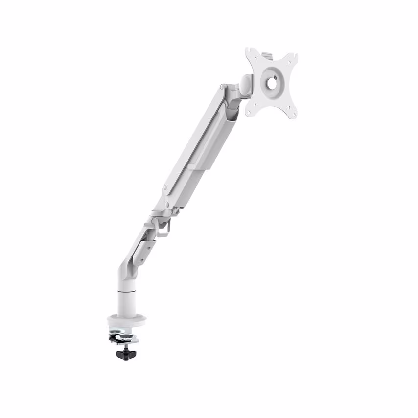Dams Triton Gas Lift Single Monitor Arm - Silver