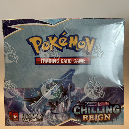 (CHILLING) 324PCS Pokemon Card Sword Shield Booster Box Xmas