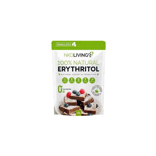 100% Natural Erythritol 1 Kg (2.2 lb) Granulated ZERO Calorie Sugar Replacement