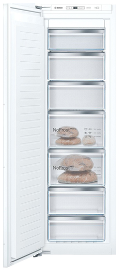 Bosch GIN81AEF0G Integrated Tall Freezer - White