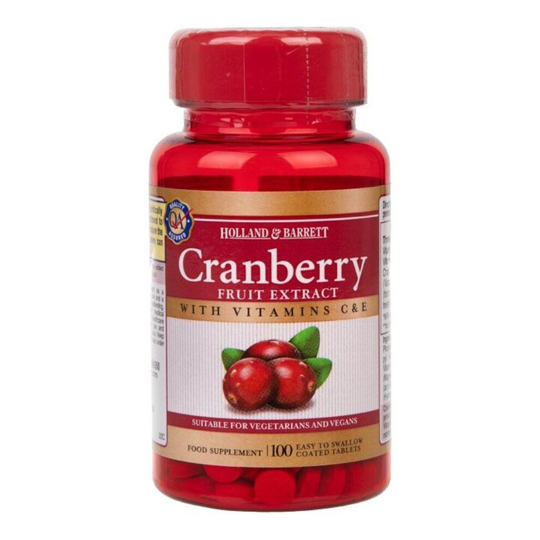 Holland & Barrett Cranberry Fruit Extract Tablets 100's