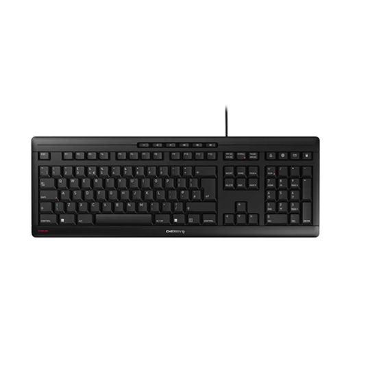 Cherry Keyboards Corded Black Stream Keyboard GB