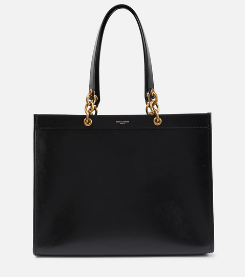 Le Maillon Small leather tote