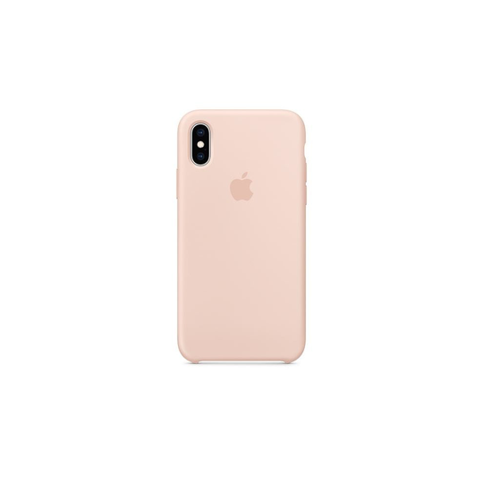 Genuine Apple Silicone Case Back Cover for iPhone X/XS - Pink Sand (MTF82ZM/A)