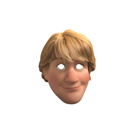 costume mask Kristoff Frozen 2 cardboard brown