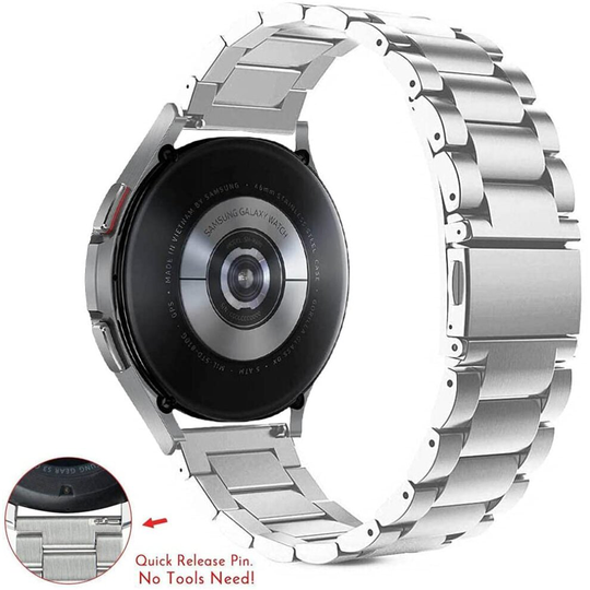 Stainless Steel Metal Band Strap Replacement For Galaxy Watch4 Classic