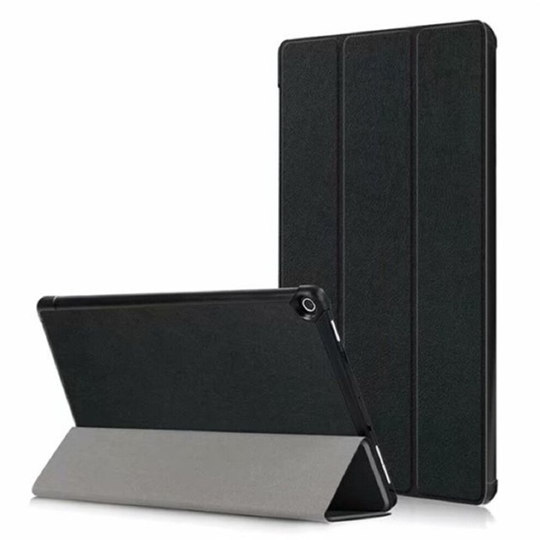 Generic Tri-fold Tablet Protective Cover Case for Amazon Fire HD10 2019 - Black