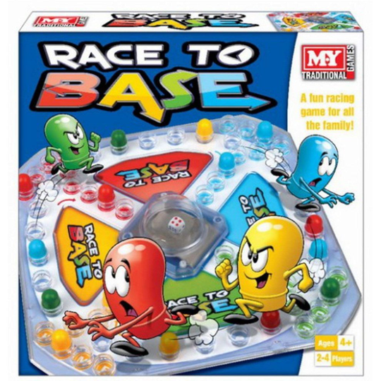 Race To Base Board Game Children Adult Family Fun