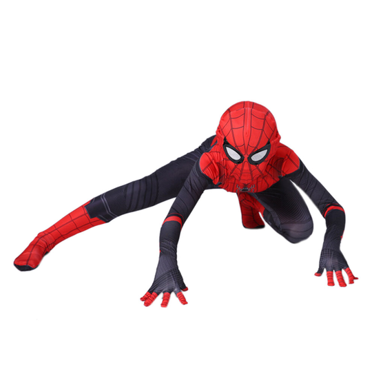 (9-10 Years) Spiderman Superhero Cosplay Costumes Boys Halloween Party Kids Fancy Dress Sets