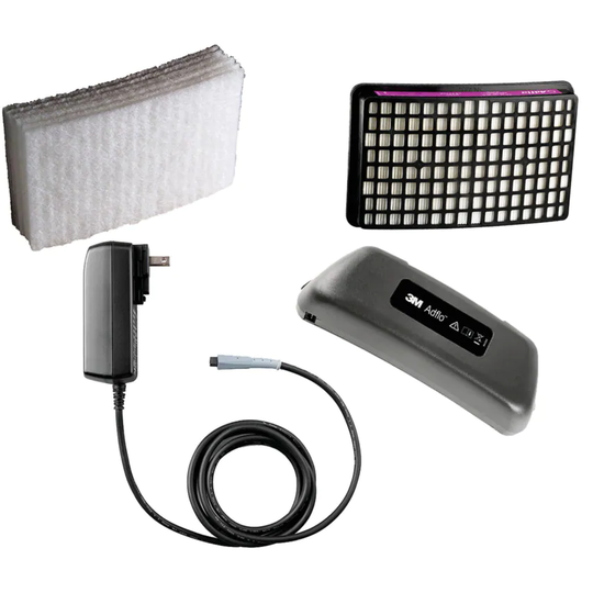 3M 837635 PROMO KIT INCL.BATTERY,CHARGER,PART.&PREFILTER