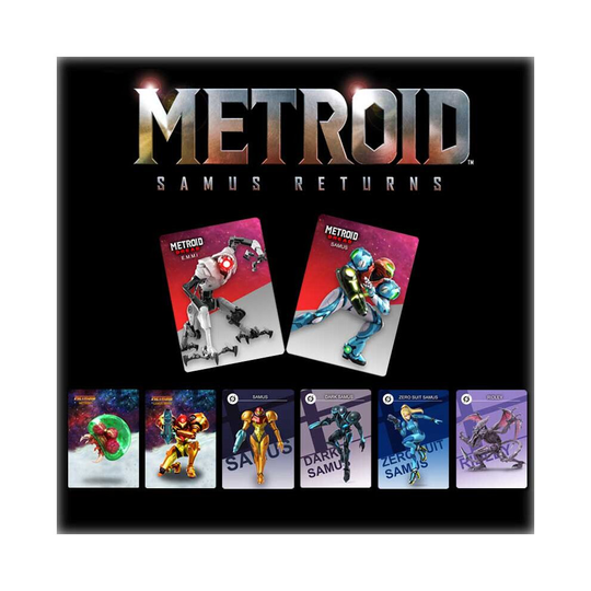 METROID SAMUS RETURNS AMIIBO Cards for Nintendo Switch/lite WIIU 3DS