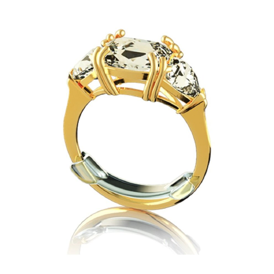 RINGO: 10-Pack of the First Invisible Ring Sizer with Transparent Memory Polymer