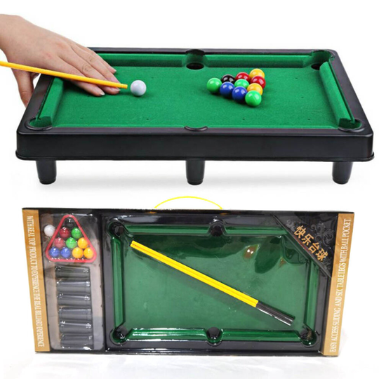 Tabletop Table Pool Billiard Snooker Game Kids Adults Set Indoor Sports