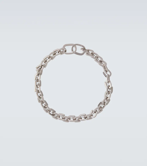 G-link silver-tone bracelet