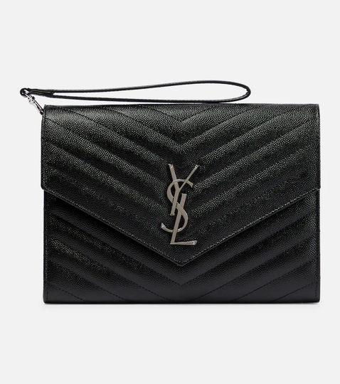 Cassandre leather clutch