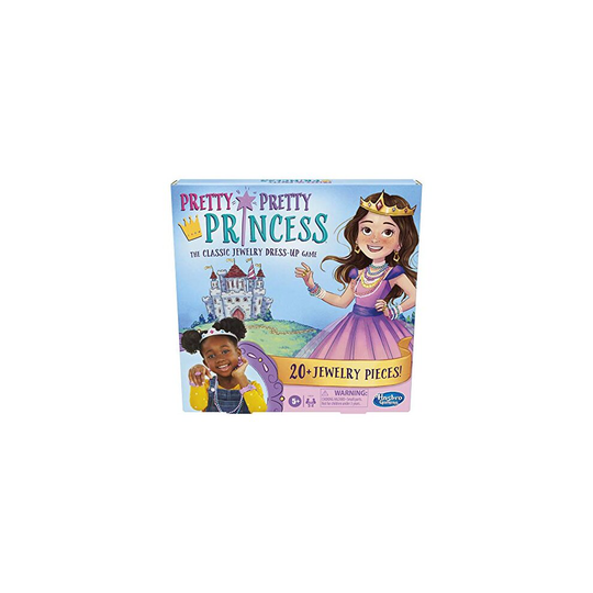 Pretty Pretty Princess Board Game, The Classic Jewelry Dress-Up Game for Kids Ages 5 and Up, for 2-4 Players