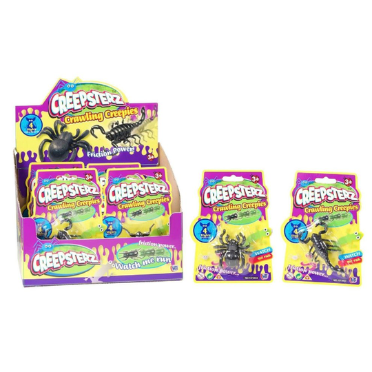 Creepy Crawlies Pull Back Insects Friction Powered Bugs Jokes & Gags Prank Scary