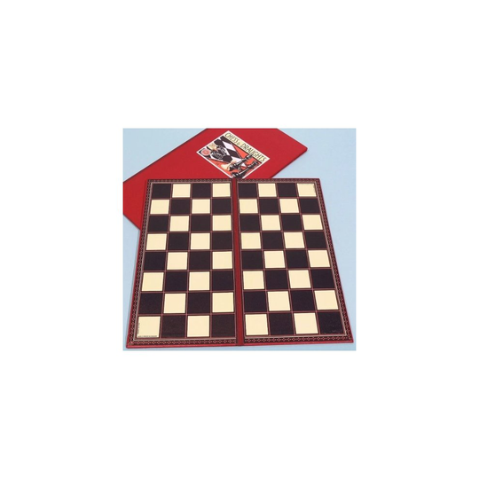 Kent & Cleal folding chess board, 35cm. square - 00405
