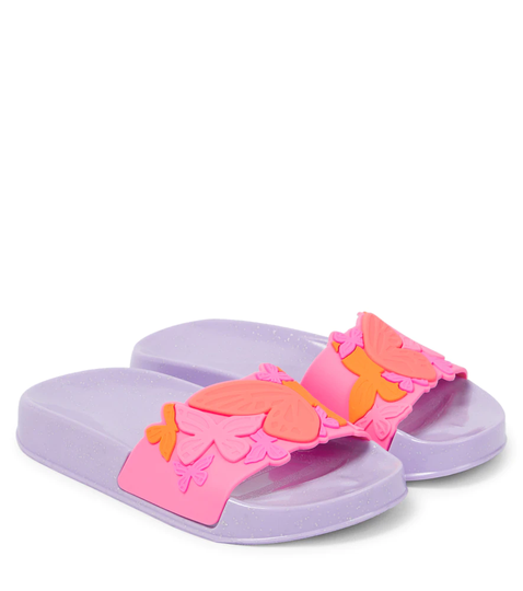 Butterfly rubber slides