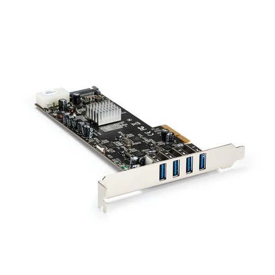 Startech 4 Port Quad Bus PCIe USB3 Card with UASP