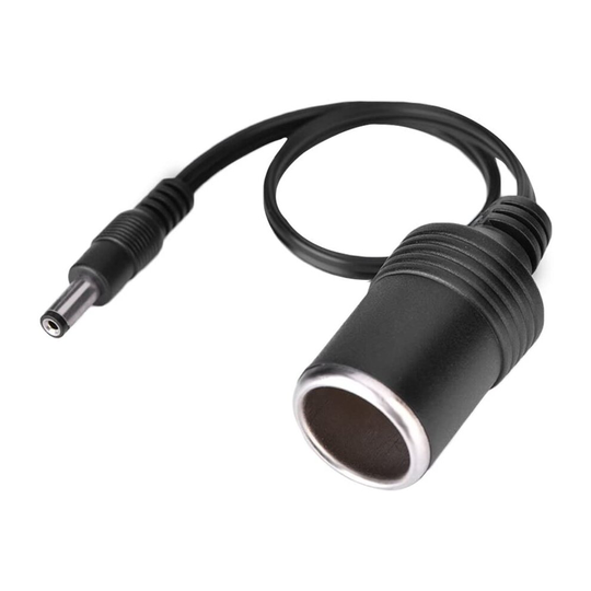 Oumij Cigarette Lighter Cable DC 5.5 x 2.1mm Female Plug to Car Cigarette Lighter Female Socket Power Supply Cable