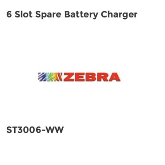 Zebra 6 Slot Spare Battery Charger