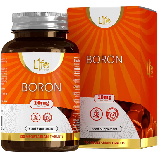 LN Boron 10 mg Per Vegan tablet | 180 Capsules 6 Month Supply