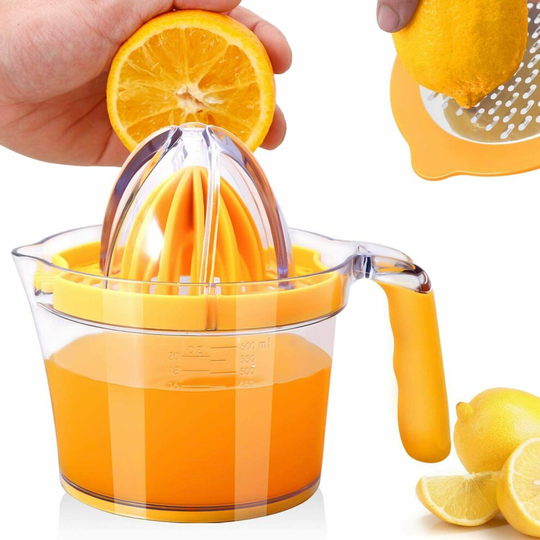 4 in 1 Portable Citrus Lemon Orange Fruit Manual Juicer Hand Squeezer