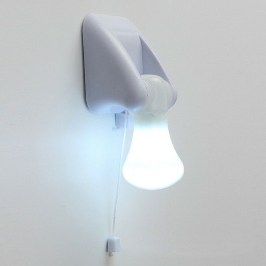 LED Light Bulb Stick Up Cordless Battery Powered Portable Night Handy Lamp