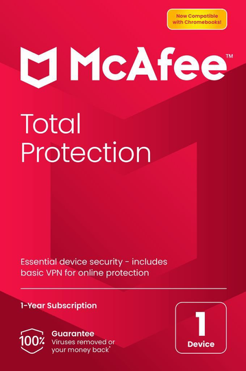 McAfee Total Protection 1 Year 1 Device