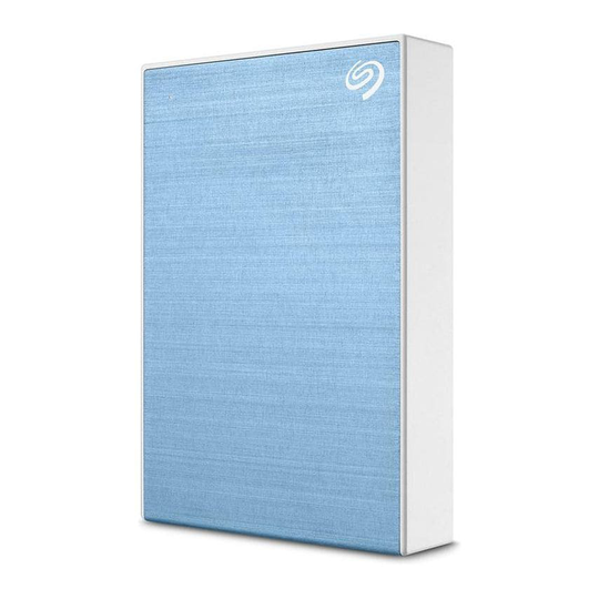 Seagate 5TB One Touch USB 3.0 Light Blue Ext HDD