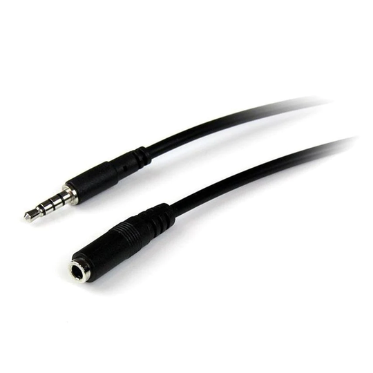 Startech 1m 3.5mm 4 Position Extension- you get 35