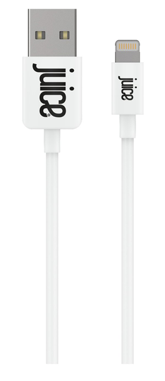 Juice USB to Lightning 1m Charging Cable - White