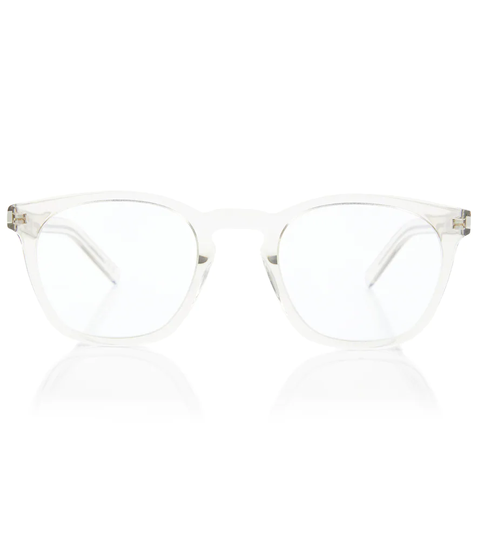 Square acetate glasses