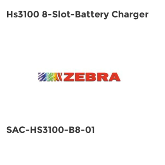 Zebra Hs3100 8-Slot-Battery Charger