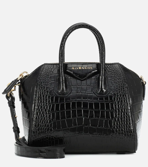 Antigona Mini embossed leather tote