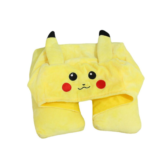 (C) Pikachu Pillow Neck Pillow Stuffed Plush Cushion