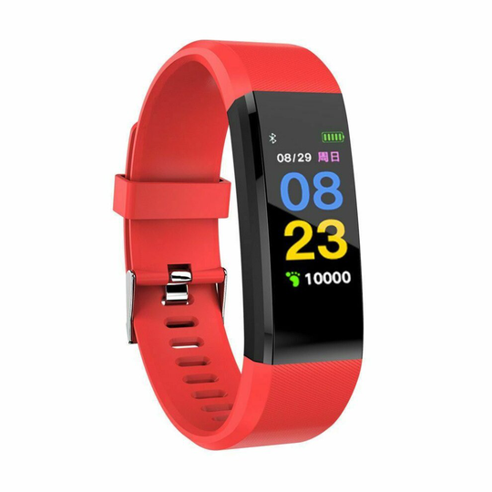 (Red ) Smart Watch Activity Tracker Band Sports Fitness Band