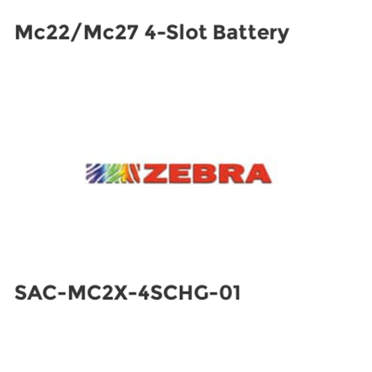Zebra Mc22/Mc27 4-Slot Battery