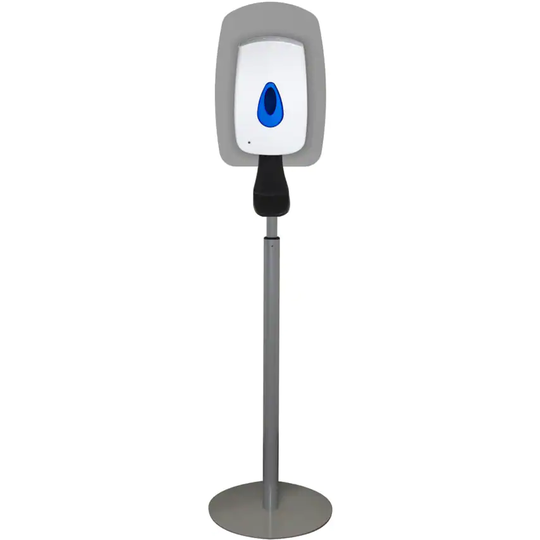 Solent Cleaning TOUCHFREE REFILLABLE LIQUID DISPENSER C/W TELESCOPIC FLOOR STAND