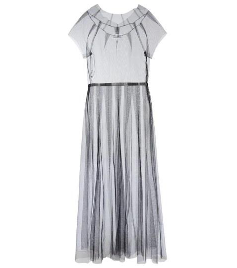 Mesh maxi dress
