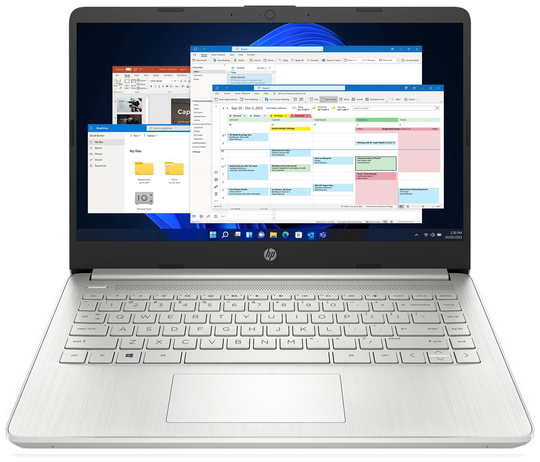 HP 15s-fq0123na 15.6in Celeron 4GB 128GB Laptop - Silver