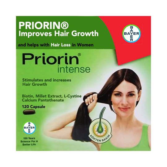 (3 Month Supply (180 Tablets)) PRIORIN HAIR FOOD CAPSULES, HAIR LOSS REGROWTH IN WOMEN, EXP 23