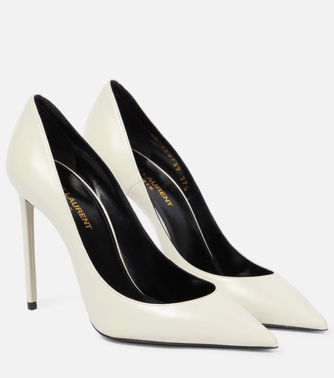 Zoe leather pumps