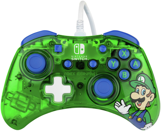 PDP Rock Candy Nintendo Switch Wired Controller - Luigi