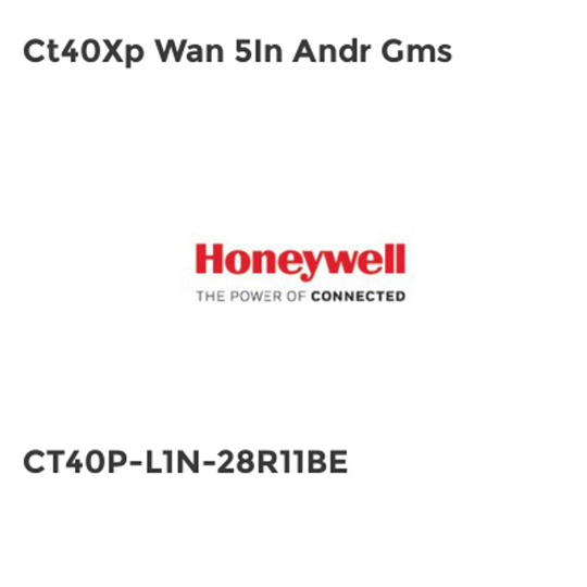 Honeywell Ct40Xp Wan 5In Andr Gms