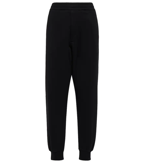 Logo cotton jersey sweatpants